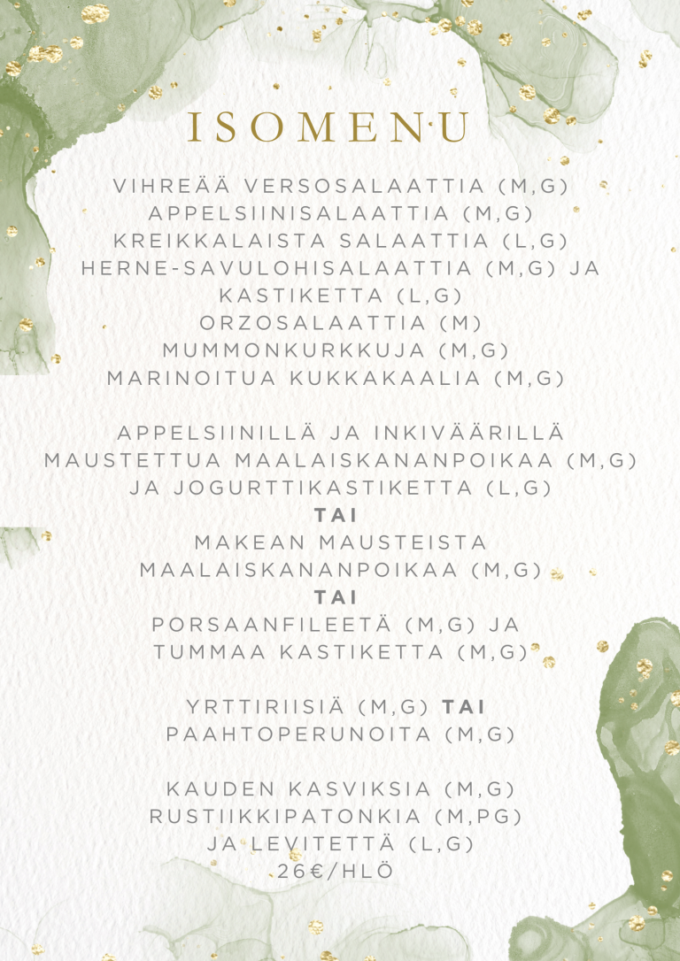 Menuvaihtoehdot (2)